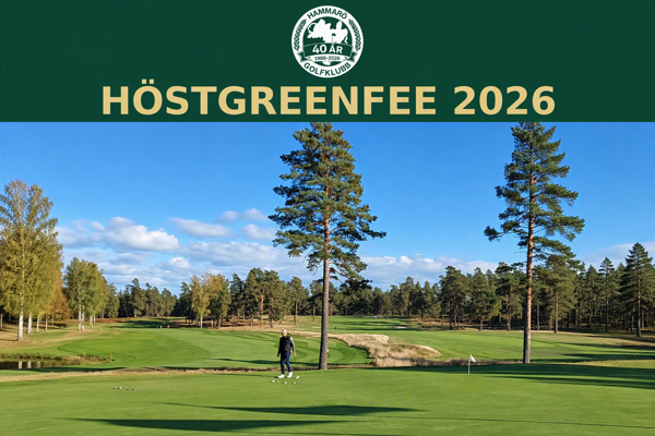 🍁 Höstgreenfee hos oss! 🍁