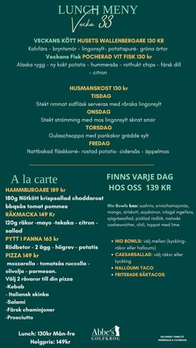 Lunchmeny v 33 2026