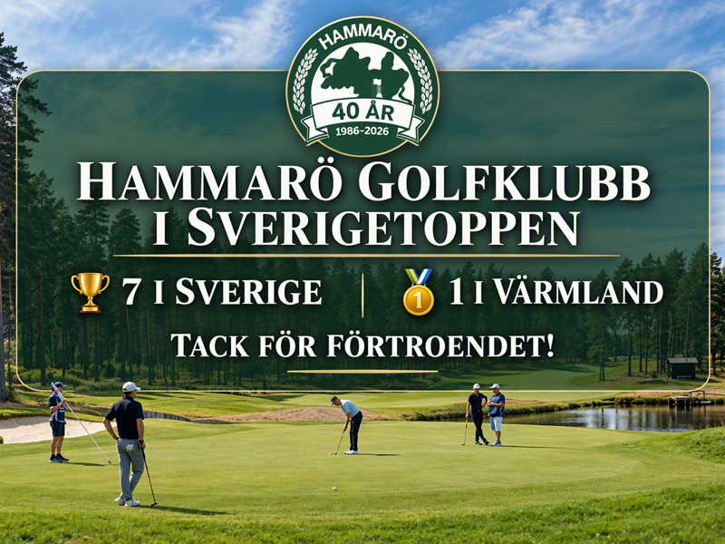 🏆 Hammarö Golfklubb i Sverigetoppen-Våra gäster har sagt sitt! ⛳