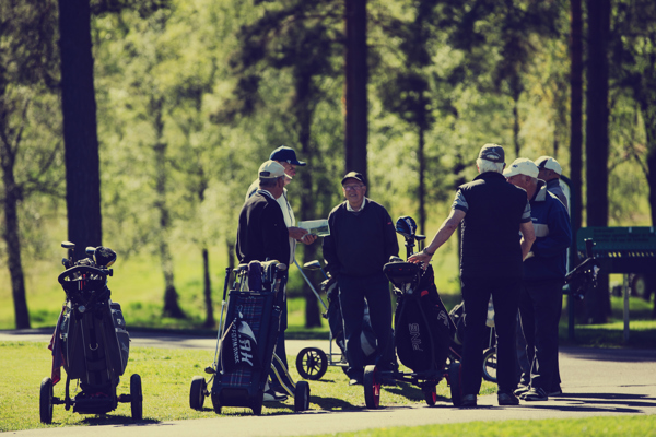 Gruppträning tillsammans med vår PGA-tränare Birger