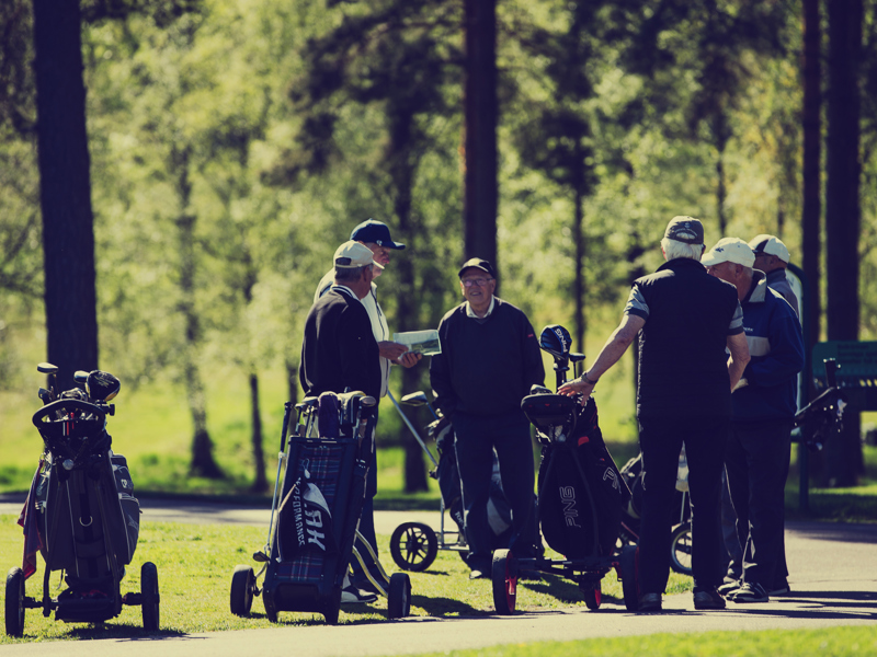 Gruppträning tillsammans med vår PGA-tränare Birger