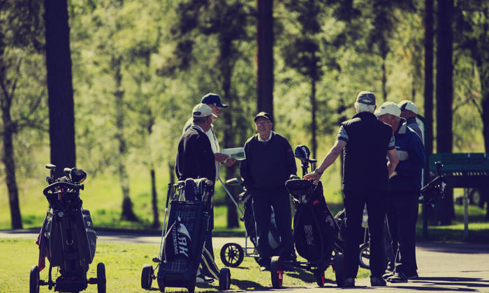 Gruppträning tillsammans med vår PGA-tränare Birger
