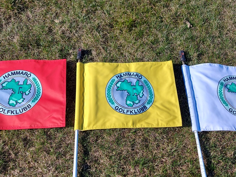 Flaggpositioner på green